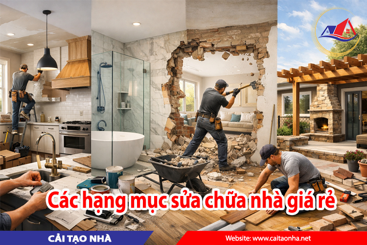 các hạng mục sửa chữa