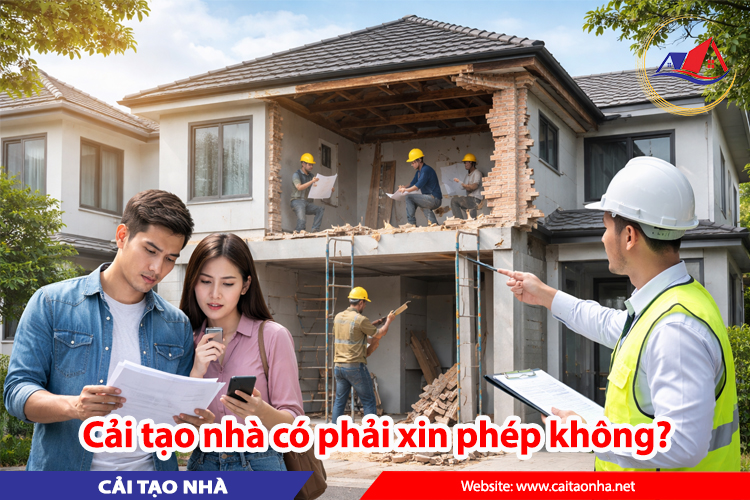 Cải tạo nhà có phải xin phép