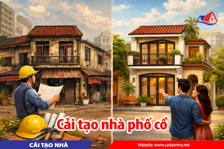 cải tạo nhà phố cổ