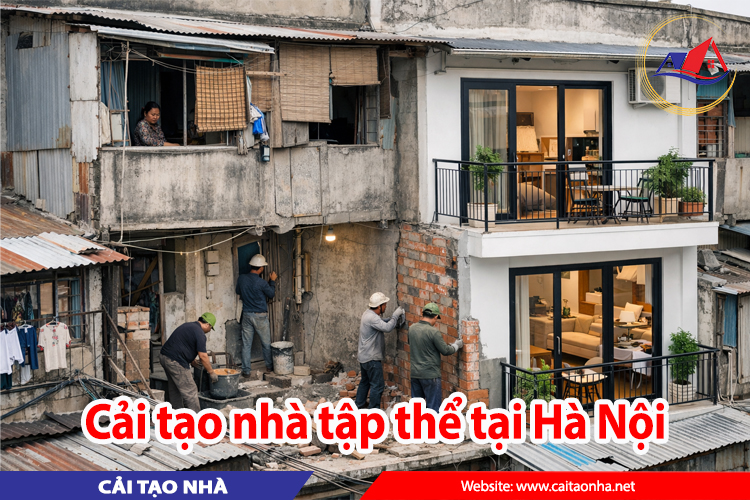 cải tạo nhà tập thể tại Hà Nội