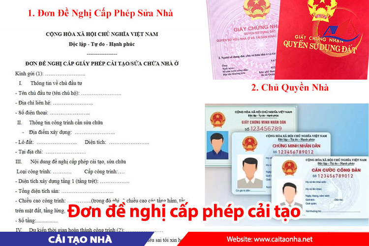 đơn đề nghị cấp phép cải tạo