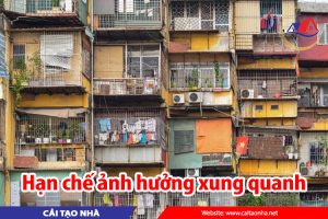 hạn chế ảnh hưởng xung quanh