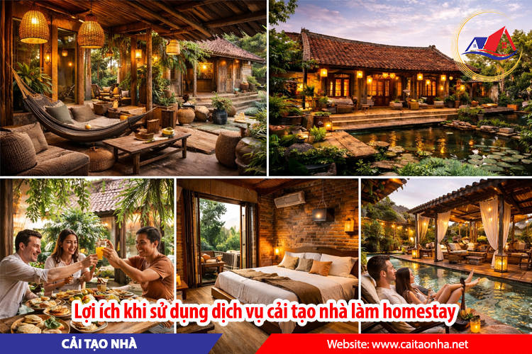 Lợi ích khi sử dụng dịch vụ cải tạo nhà làm homestay