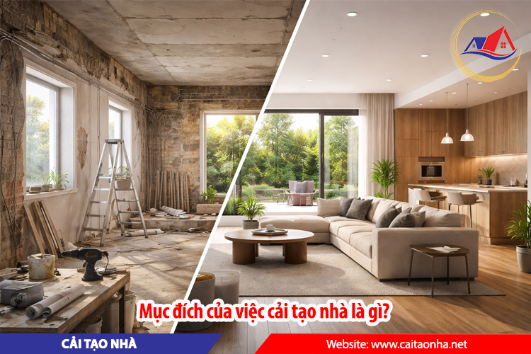 Mục đích của việc cải tạo nhà là gì?