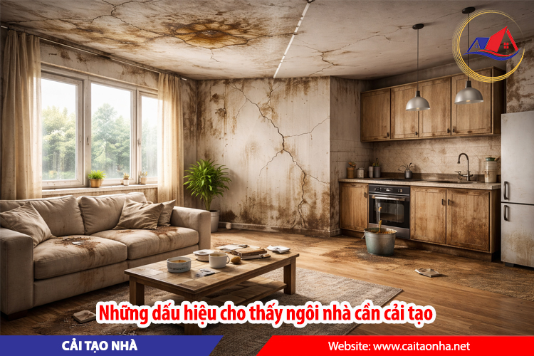 Những dấu hiệu cho thấy ngôi nhà cần cải tạo