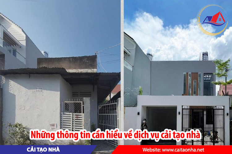 Những thông tin cần hiểu về dịch vụ cải tạo nhà