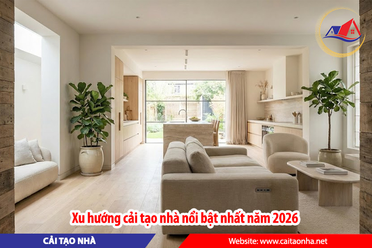 Xu hướng cải tạo nhà nổi bật nhất năm 2026