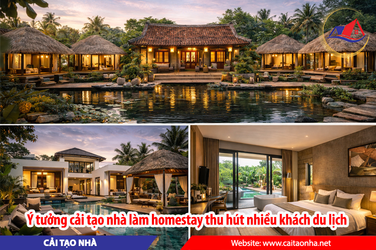 Ý tưởng cải tạo nhà làm homestay thu hút nhiều khách du lịch