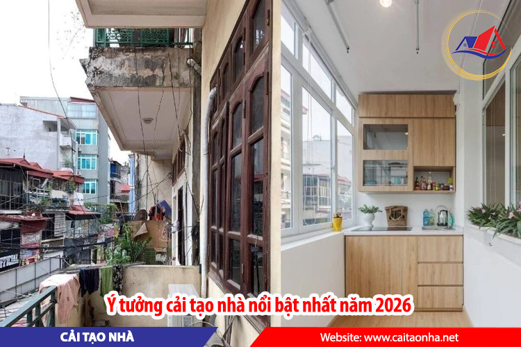 Ý tưởng cải tạo nhà nổi bật nhất năm 2026