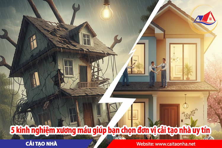 5 kinh nghiệm xương máu giúp bạn chọn đơn vị cải tạo nhà uy tín