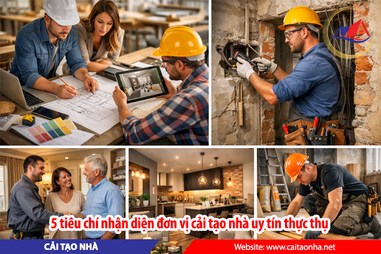 5 tiêu chí nhận diện đơn vị cải tạo nhà uy tín thực thụ