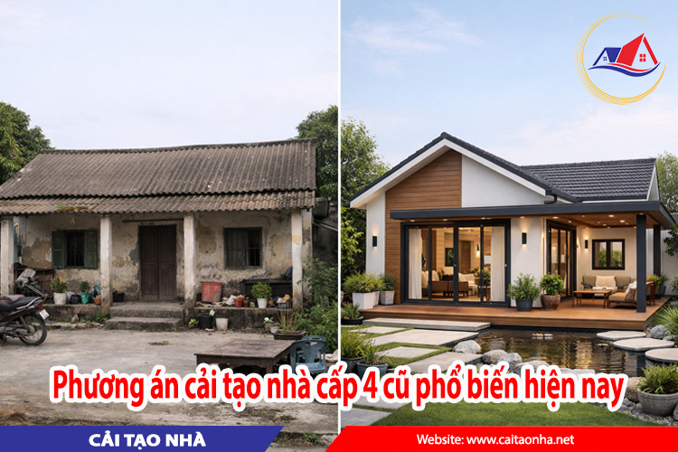 cải tạo nhà cấp 4 cũ