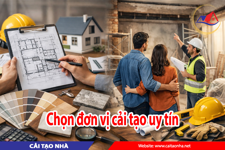 chọn đơn vị cải tạo