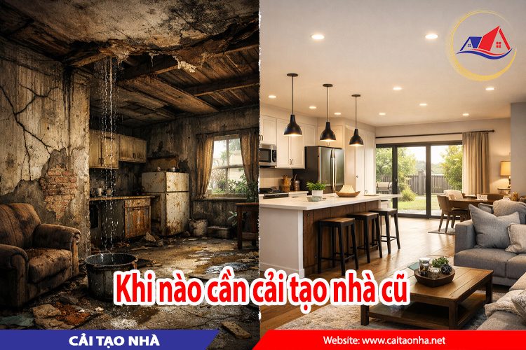 khi nào cần cải tạo nhà cũ