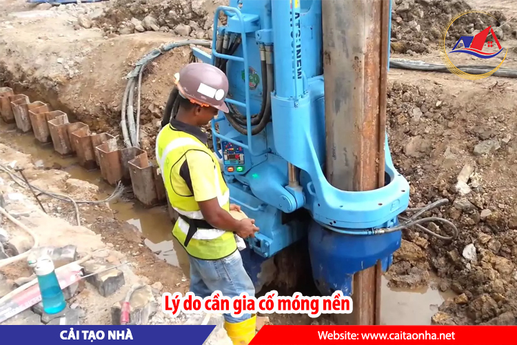 Lý do cần gia cố móng nền