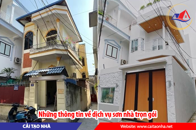 Những thông tin về dịch vụ sơn nhà trọn gói