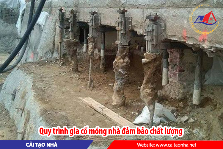Quy trình gia cố móng nhà đảm bảo chất lượng