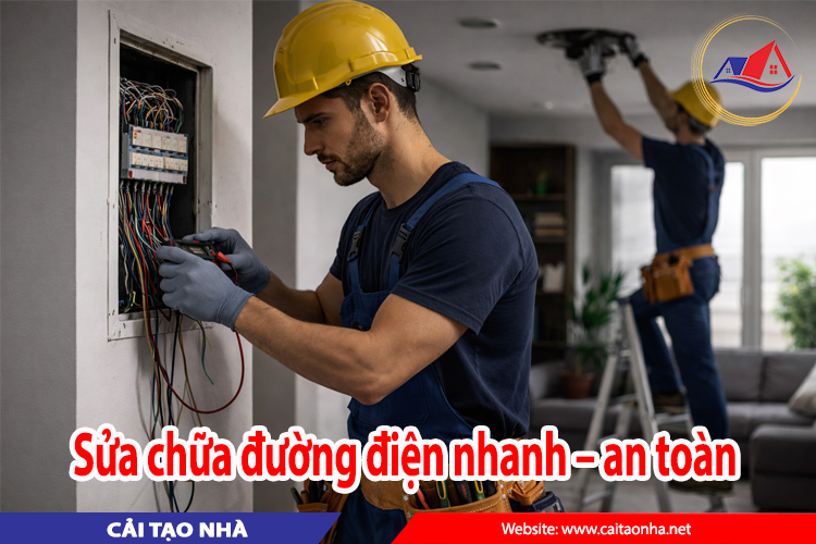 sửa chữa đường điện