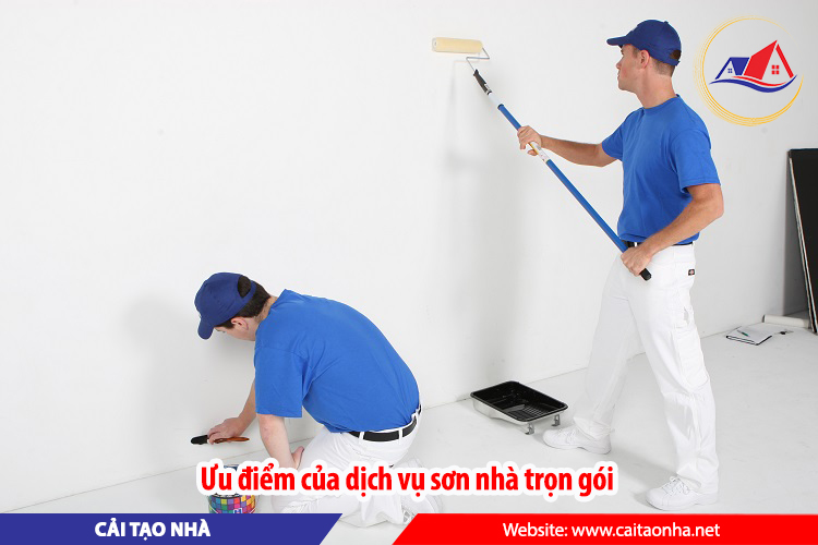 Ưu điểm của dịch vụ sơn nhà trọn gói