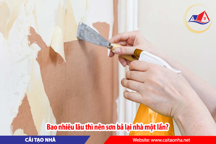 Bao nhiêu lâu thì nên sơn bả lại nhà một lần?