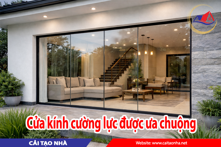 cửa kính cường lực được ưa chuộng