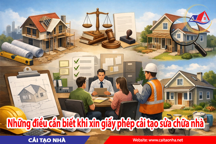 giấy phép cải tạo sửa chữa nhà