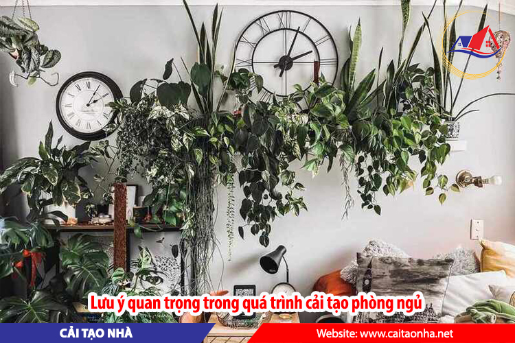 Lưu ý quan trọng trong quá trình cải tạo phòng ngủ