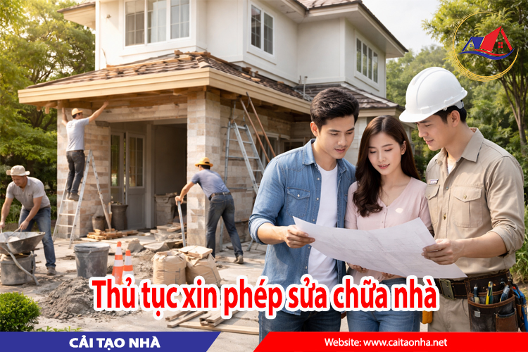 Thủ tục xin phép sửa chữa nhà