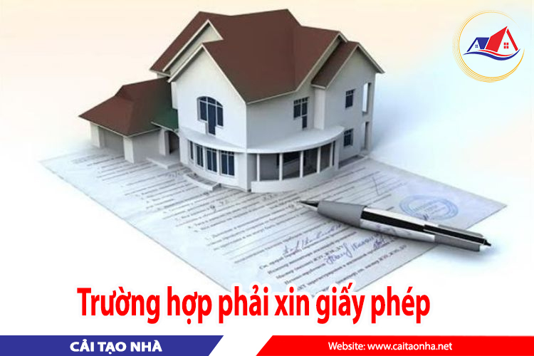 trường hợp phải xin giấy phép