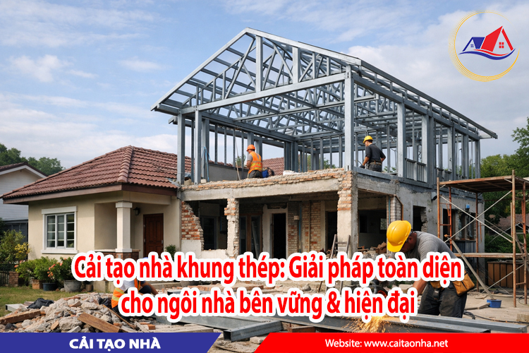 cải tạo nhà khung thép