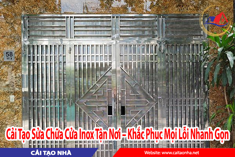 cải tạo sửa chữa cửa inox