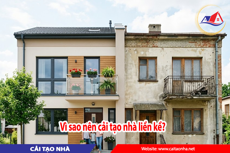 vì sao nên cải tạo nhà liền kề