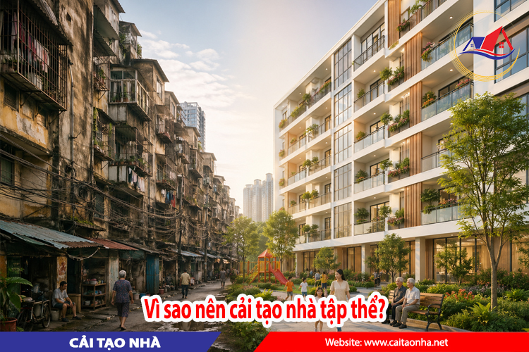 Vì sao nên cải tạo nhà tập thể?