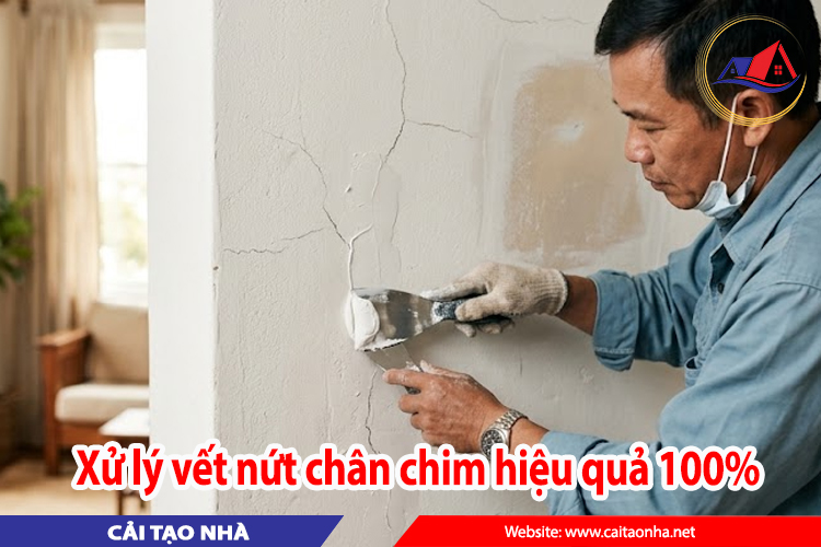 Xử lý vết nứt chân chim hiệu quả 100%