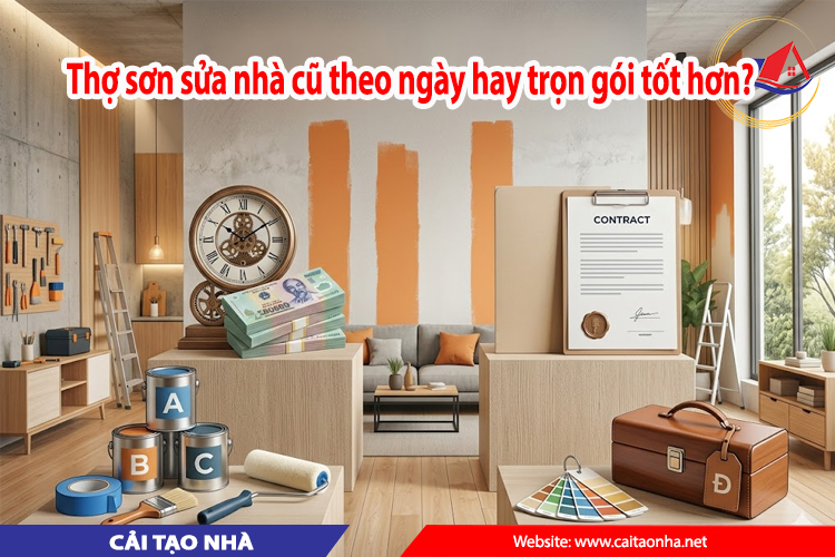 chọn hình thức sơn phù hợp