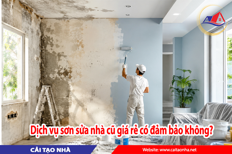 Dịch vụ sơn sửa nhà cũ giá rẻ có đảm bảo không?