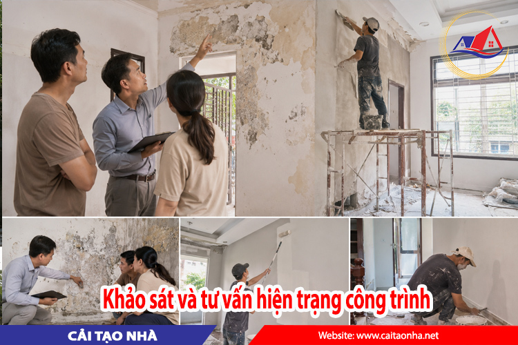 Khảo sát và tư vấn hiện trạng công trình