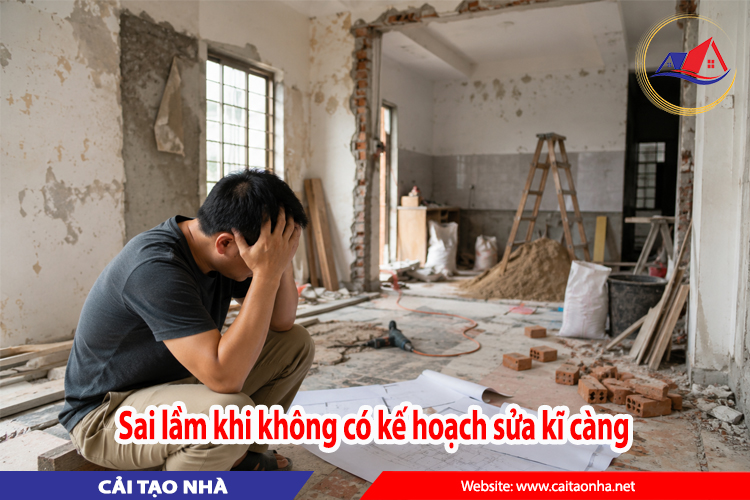 không có kế hoạch sửa kĩ càng