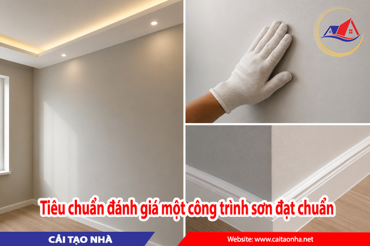 Tiêu chuẩn đánh giá một công trình sơn đạt chuẩn