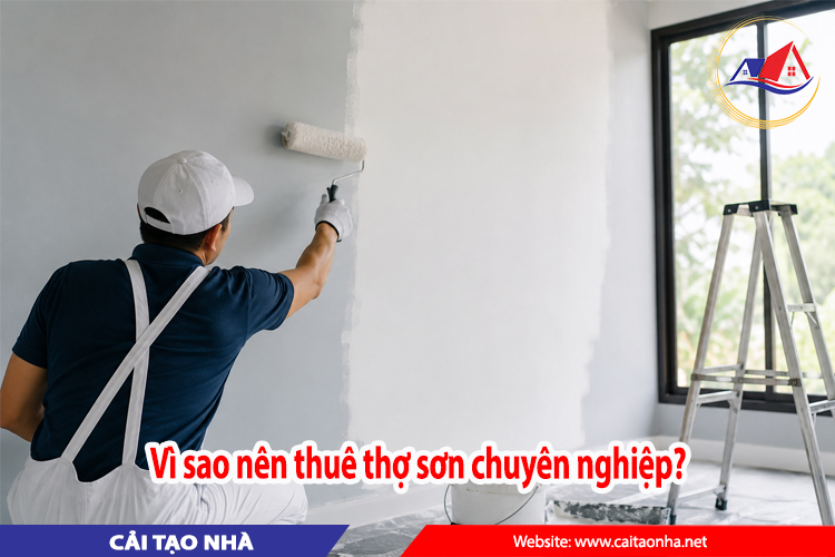 vì sao nên thuê thợ sơn chuyên nghiệp