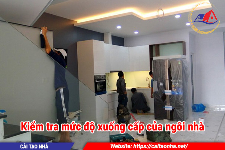 Kiểm tra mức độ xuống cấp của ngôi nhà