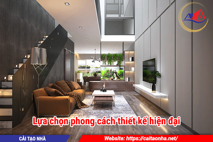 Lựa chọn phong cách thiết kế hiện đại