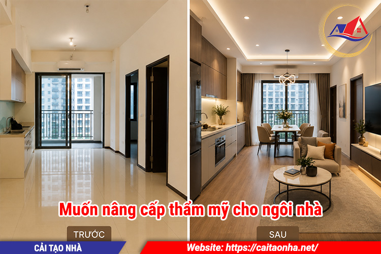 Muốn nâng cấp thẩm mỹ cho ngôi nhà