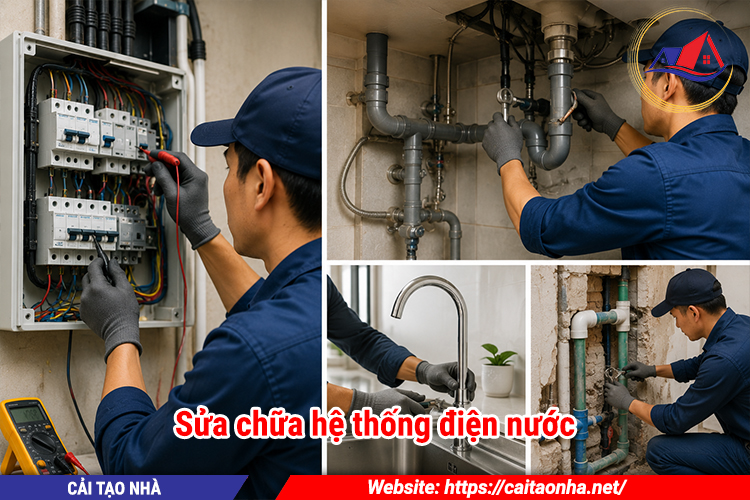 Sửa chữa hệ thống điện nước