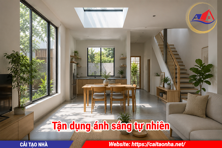 Tận dụng ánh sáng tự nhiên