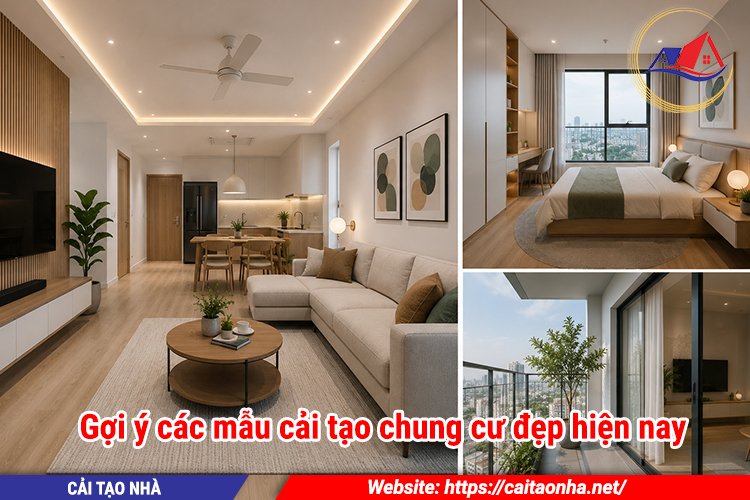 Gợi ý các mẫu cải tạo chung cư đẹp hiện nay