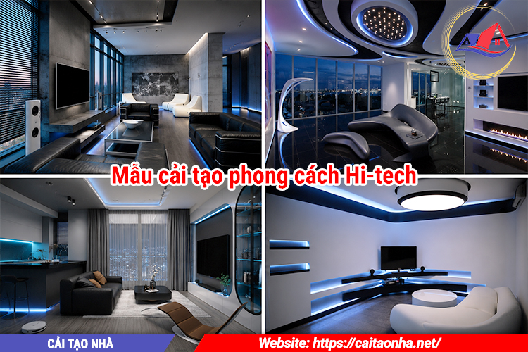 Mẫu cải tạo phong cách Hi-tech