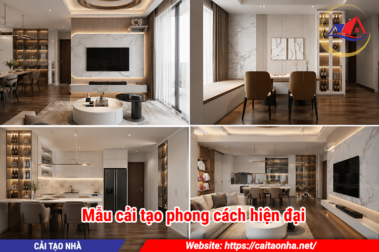 Mẫu cải tạo phong cách hiện đại