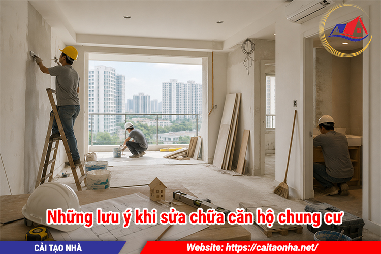 Những lưu ý khi sửa chữa căn hộ chung cư