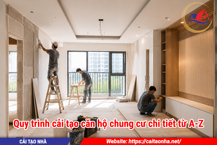 Quy trình cải tạo căn hộ chung cư chi tiết từ A-Z